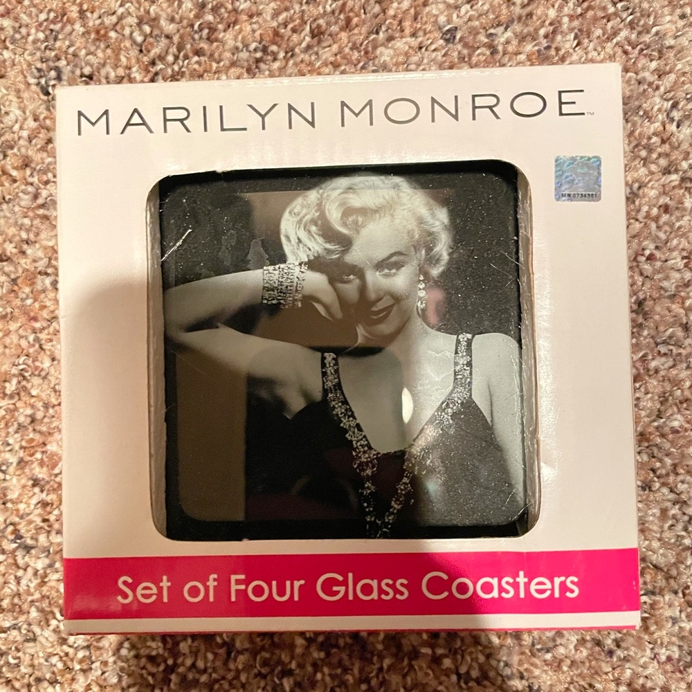 Marilyn Monroe coasters